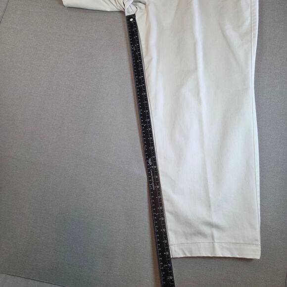 Hill & Archer Men’s Khaki 100% Cotton Pants 38x29 Casual Chino Style - Picture 6 of 15